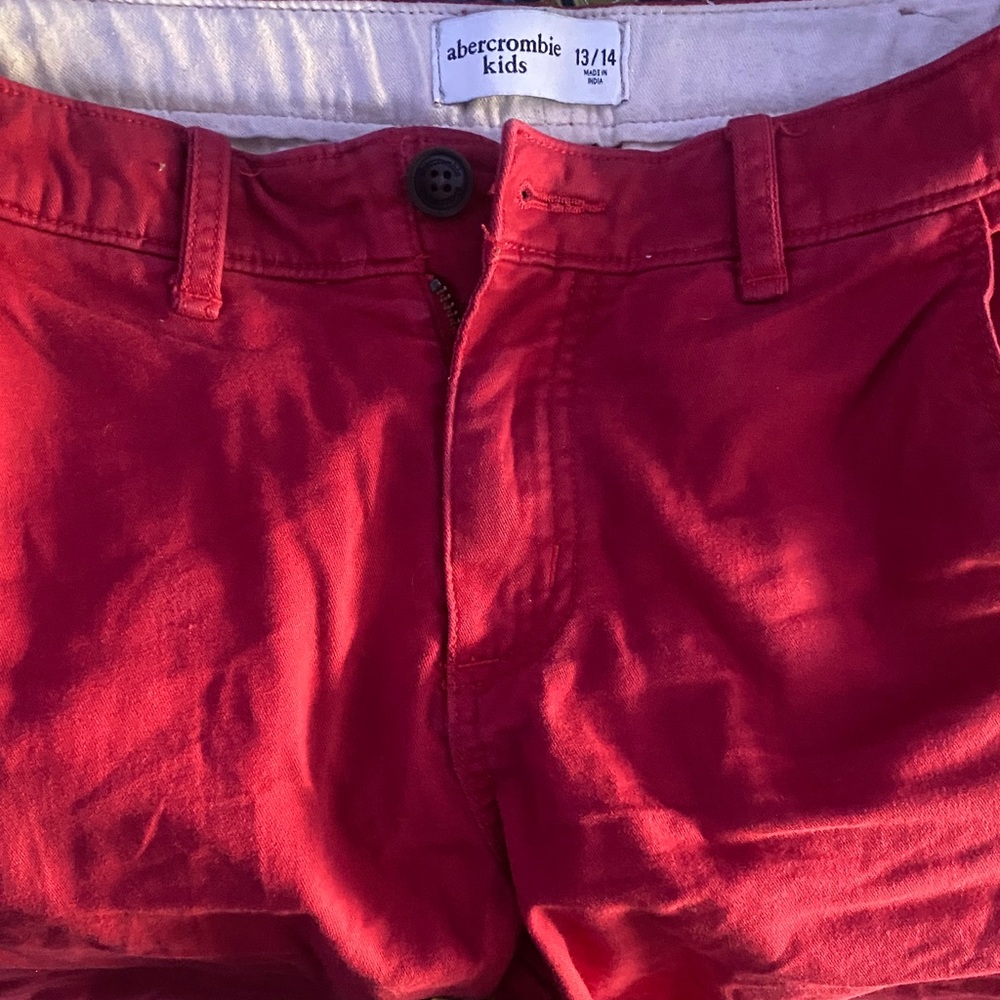 Abercrombie Kids Vibrant Red Trousers